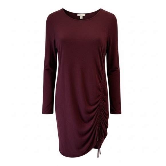 Nine West Dresses & Skirts - Nine West Burgundy Sweater Dress – Size M